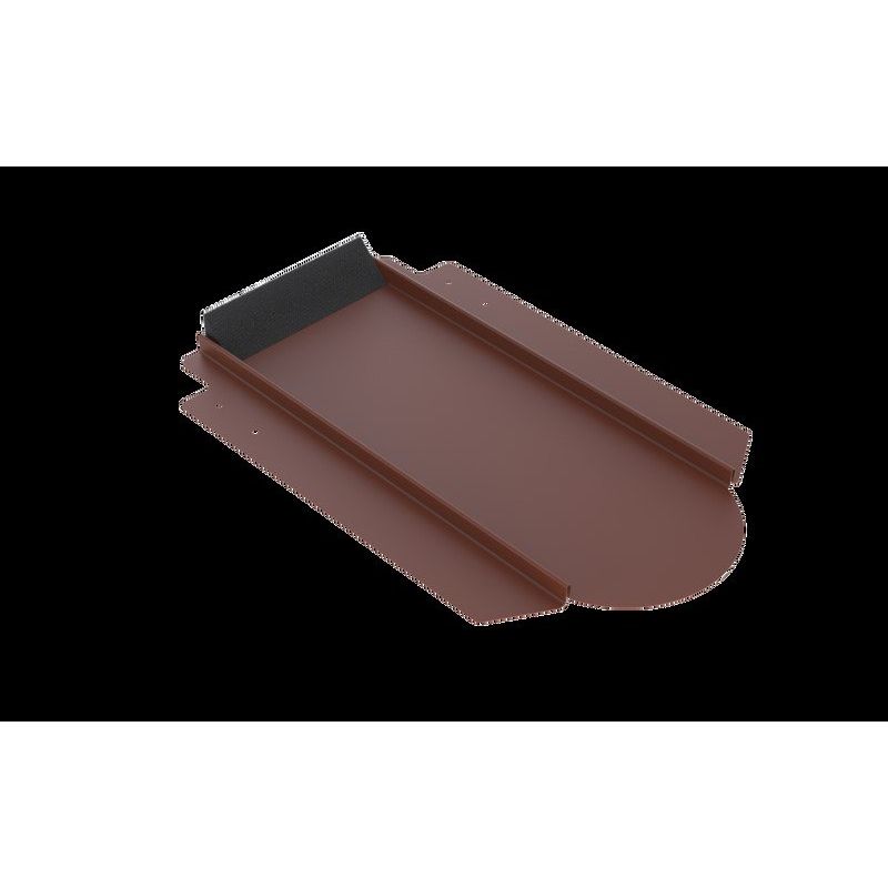 Aerocompact Europe GmbH - Dachziegel Metallziegel XM-PLR #705374-8004 Rot für Biberschwanz