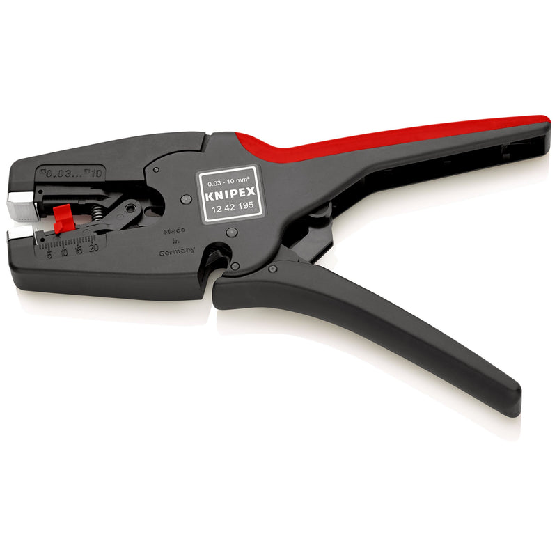 Knipex - Abisolierzange 12 42 195 SB automatisch, 195mm