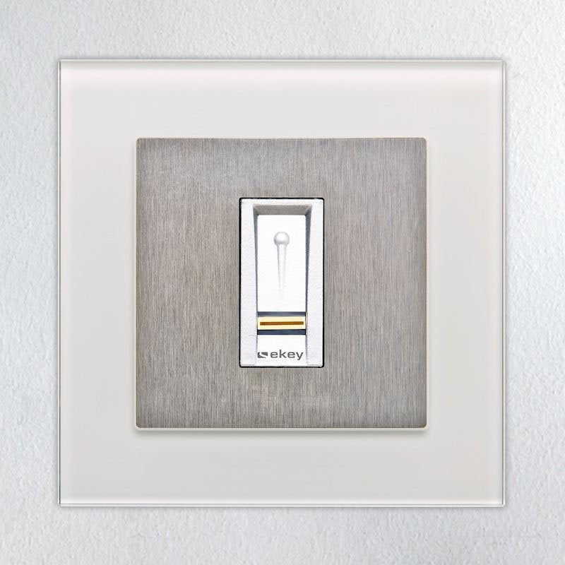 Ekey (AT) - Abdeckrahmen Abdeckung FS UP 101 702 IP44 glas weiß