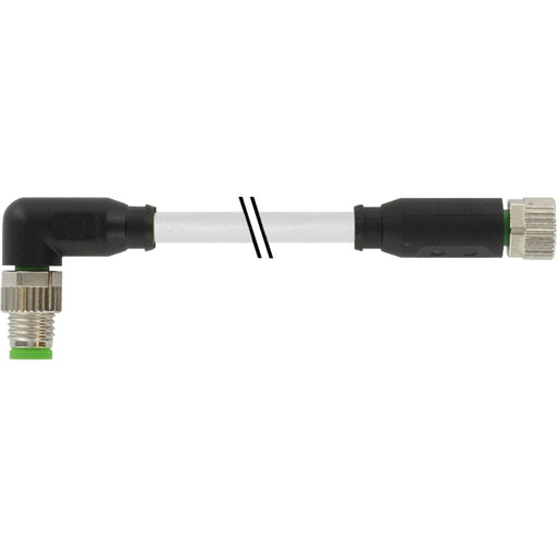 Murrelektronik - Konfektioniertes Sensor-Aktor-Kabel Verbindungsleitung 7000-88061-2300060 M8 St.gerw.auf Bu.M8 − 1 Stück