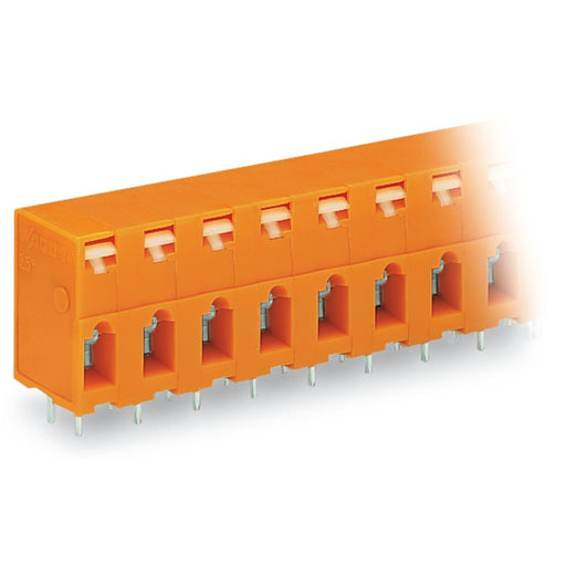 WAGO - Leiterplattenklemme 741-403 Drücker,2,5mm²,or − 55 Stück