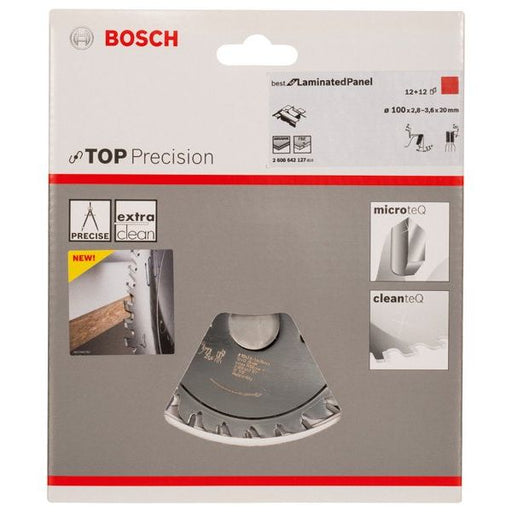 Bosch - Kreissägeblatt Vorritzblatt Top Precision 2608642127 Best for Laminated