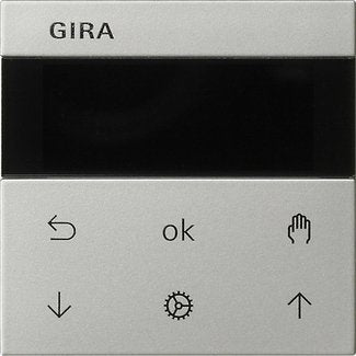 Gira - Bedienelement intelligent Bedienaufsatz eds 5366600 Jalousie+Schaltuhr