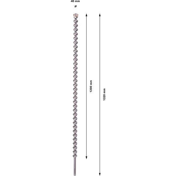Bosch - Bohrer PRO SDS-max-7 Bohrer, 2608586805 40x1200x1320 mm