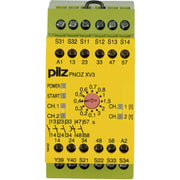 Pilz - Gerät zur Überwachung von sicherheitsgerichteten Stromkreisen Not-Aus-Schaltgerät PNOZ XV3 #774542 3/24VDC 3n/o 2n/o t