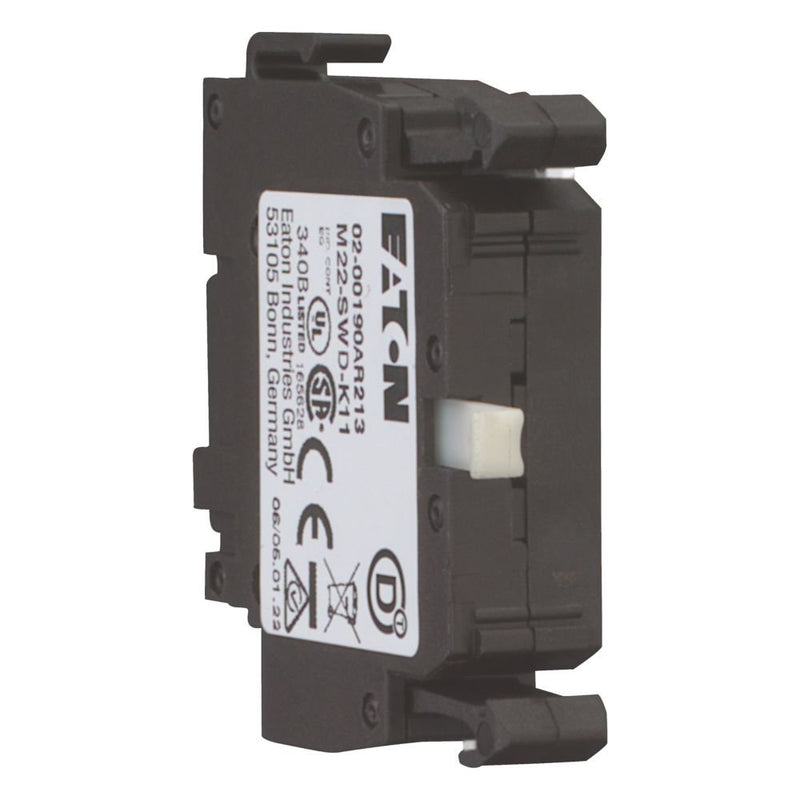 Eaton - Hilfsschalterblock Funktionselement M22-SWD-K11 2 Pos. Front
