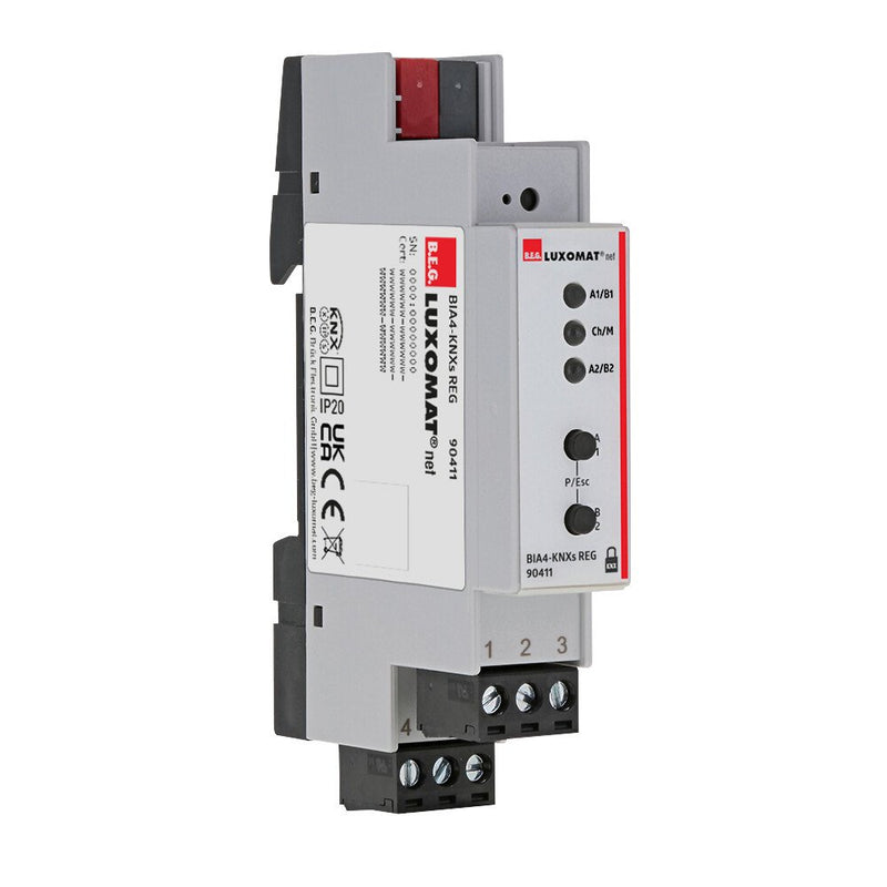 BEG Brück Electronic - Bussystem-Binäreingang KNX-Binäreingang BIA4-KNXs REG