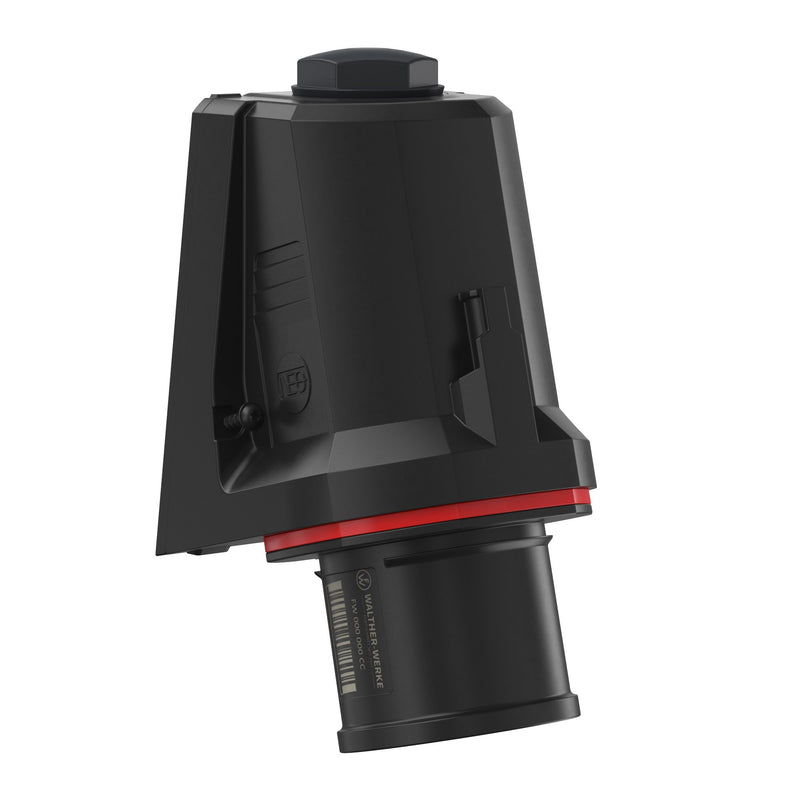 Walther Werke - CEE-Gerätestecker (IEC 60309) CEE NEO Wandgerätestecker FW730309CC schräg 32A 3P 9h