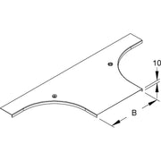 Niedax - Deckel Anbau-Abzweigstück für Kabeltragsystem Deckel f.Anbau T-Stück RTADV 150 F m.Drehriegelverschl