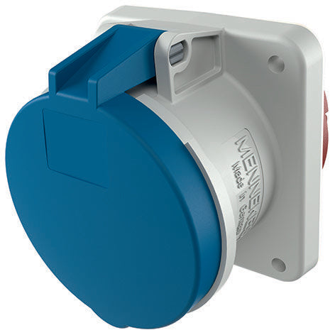 Mennekes - CEE-Anbausteckdose (IEC 60309) Anbaudose 1251A 63A5p9h230V, IP44