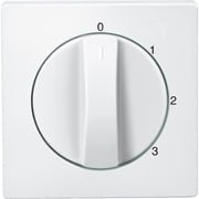 Merten - Abdeckung/Bedienelement für Installationsschalterprogramme Zentralplatte pws 538819 für Drehschalter