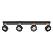 Ledvance - Decken-/Wandleuchte LED-Spotstrahler Decor #4058075833456 4 Spots, schwarz