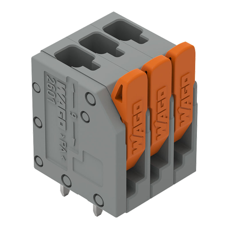 WAGO GmbH & Co. KG - Leiterplattenklemme Leiterplattenklemme 2601-3103 1,5mm²,gr − 160 Stück