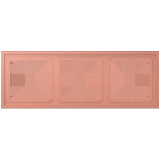 Jung - Abdeckrahmen Rahmen 3-fach LCZ 983 BF 233 locre rouge moyen