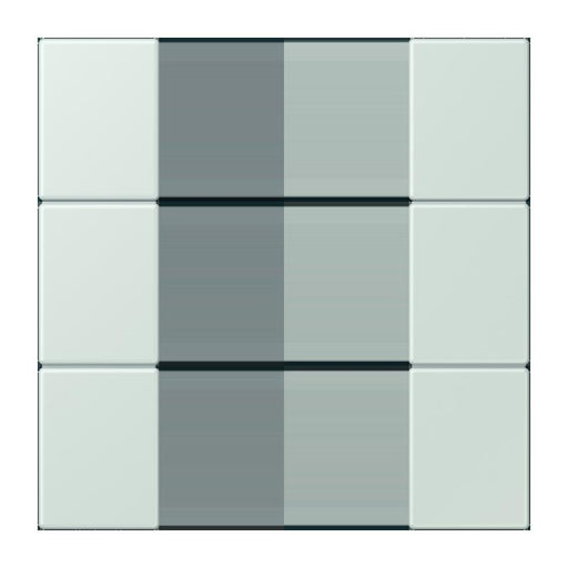 Jung - Abdeckung/Bedienelement für Installationsschalterprogramme Tastensatz 3fach LC 503 TSA 215 ceruleen pale