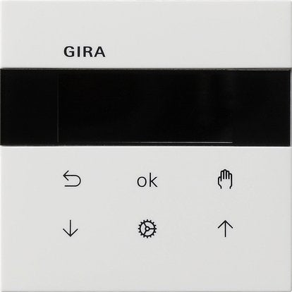 Gira - Bedienelement intelligent Bedienaufsatz rws 5366112 Jalousie+Schaltuhr