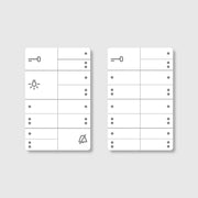 Siedle&Söhne - Zubehör/Ersatzteile für Türkommunikation Schrifteinlage 200039964-00 f.BFC 850-0