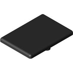 Item - Schutzkappe/Abdeckung für Stiel/Profilschiene Winkel-Abdeckkappe 0.0.411.26 40x40 schwarz − 1 Stück by Item
