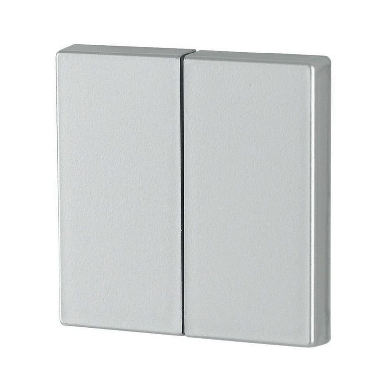 Eaton - Abdeckung/Bedienelement für Installationsschalterprogramme Wippe 2-fach CWIZ-02/33 silber glänzend