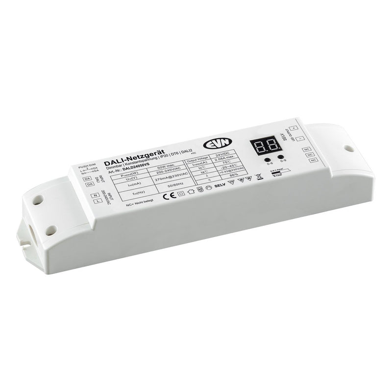 EVN Lichttechnik - Steuergerät für Leuchten DALI Dimmer-Empfänger DALD24050VS inkl.Netzgerät