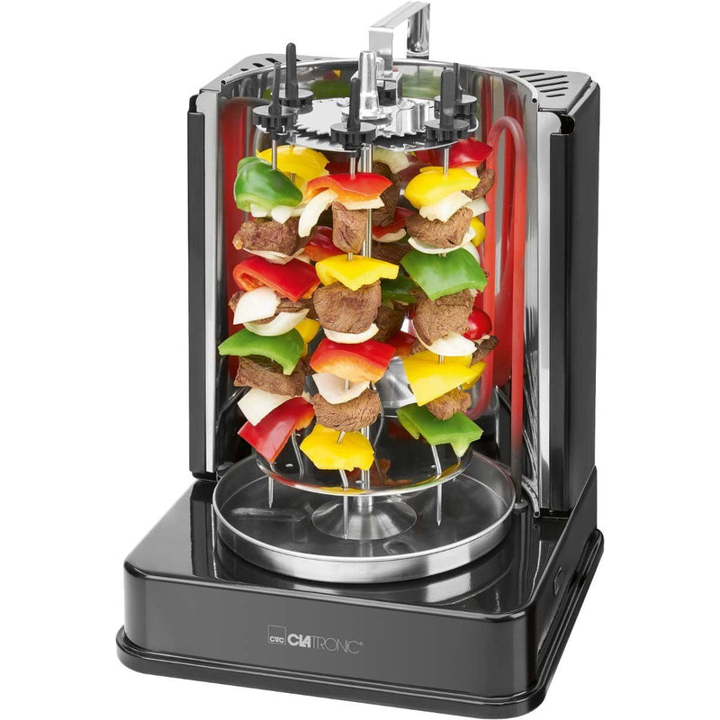CLATRONIC - Grillgerät Döner-Vertikalmultigrill CTC DVG 3686 sw − 2 Stück