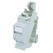 Telegärtner - Tragschienenadapter Tragschienen-Verbinder T568B − 5 Stück