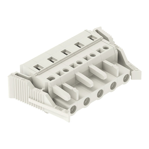WAGO - Kabelsteckverbinder für Leiterplattensteckverbinder 1-Leiter-Federleiste 721-205/008-000/037- CAGECLAMP 2,5mm²,lgr − 50 Stück