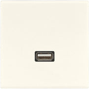 Jung - Multifunktions-Anschlussdose Multimedia-Anschluss ws MA LS 1122 USB m.Tragring