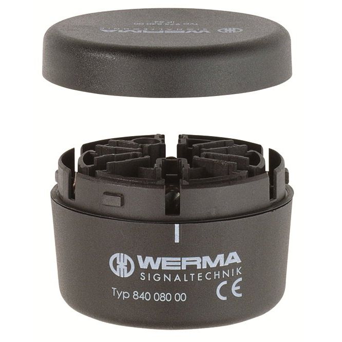 Werma - Signalsäulenelement, Anschlussmodul Anschlusselement 84008000 Rohrmontage