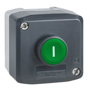 Schneider Electric - Befehls- und Meldegeräte-Kombination im Gehäuse Gehäuse m.Taster XALD102 fl gn 1S (I)
