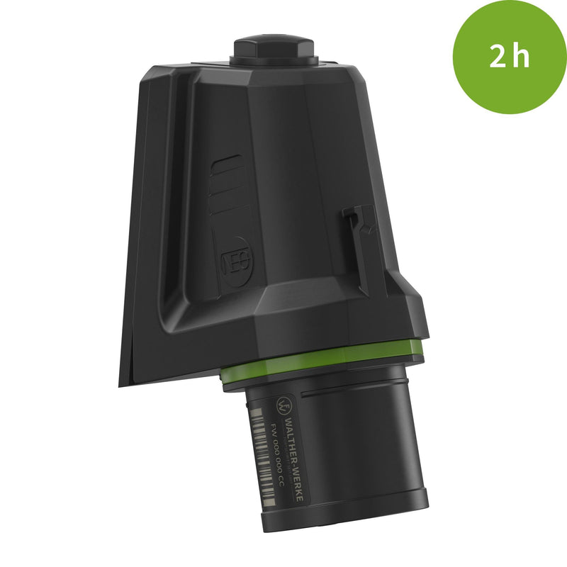 Walther Werke - CEE-Gerätestecker (IEC 60309) CEE NEO Wandgerätestecker FW710302CC schräg 16A 3P 2h