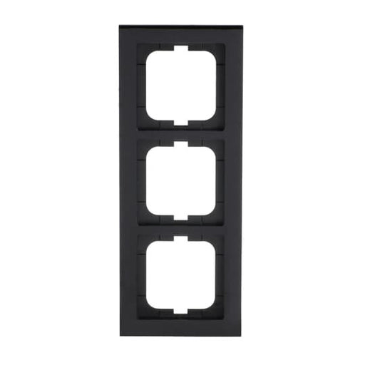 Busch-Jaeger - Abdeckrahmen Rahmen 3-fach 1723-281 schwarz − 1 Stück by Busch-Jaeger
