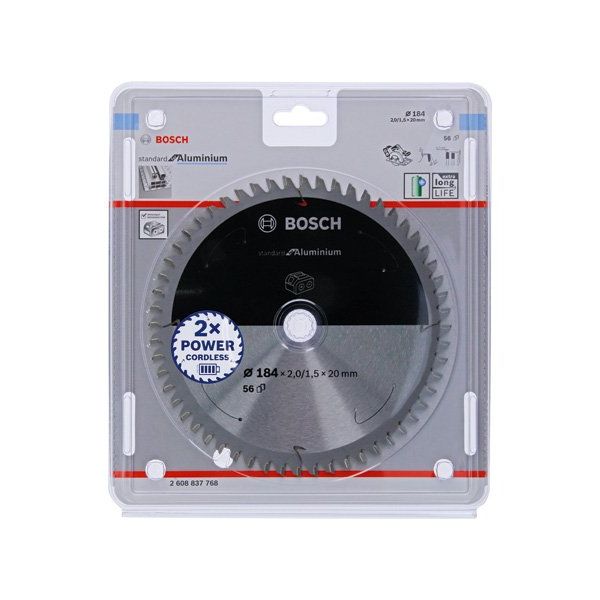 Bosch - Kreissägeblatt PRO Aluminium cordless 2608837768 Kreissägeblatt 184 x