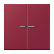 Jung - Bedienelement intelligent Taster 2fach BT LC 17102 255 le rubis
