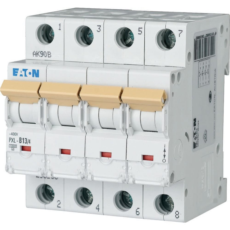 Eaton - Leitungsschutzschalter Leitungsschutzschalter PXL-B13/4 13A, 4p,Steckkl. B