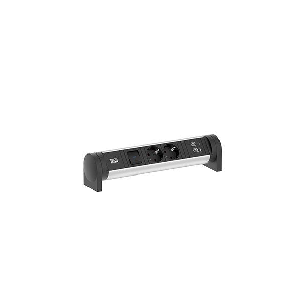 Bachmann - Multi-Tischsteckdose Steckdosenleiste 708.001 CYCLE Desk 2xCEE7/3