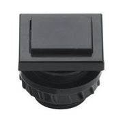 Grothe - Klingeldrücker Klingeltaster 13,5x16mm PROTACT 681 KS Knopf sw, Hülse sw