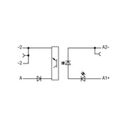 WAGO - Optokoppler Optokopplermodul 859-722 C 10 30 V,Bahn,grau