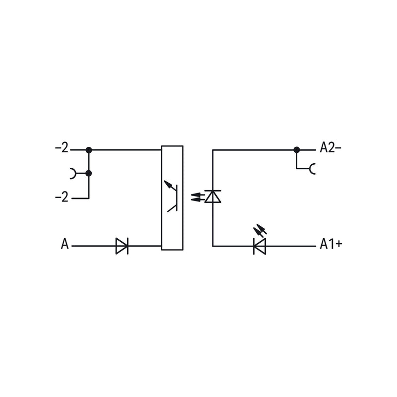 WAGO - Optokoppler Optokopplermodul 859-722 C 10 30 V,Bahn,grau