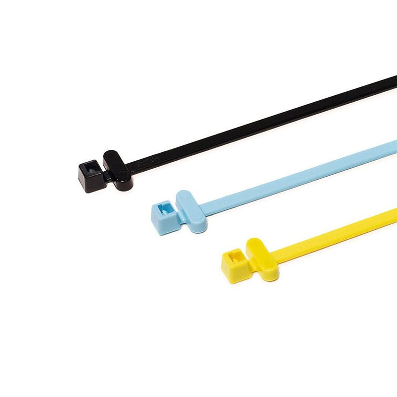 HellermannTyton - Kabelbinder T50RFIDCHA PA66BU100 200x4,6mm, hellblau − 100 Stück