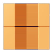 Jung - Abdeckung/Bedienelement für Installationsschalterprogramme Tastensatz 2fach LC 502 TSA 254 ocre jaune clair