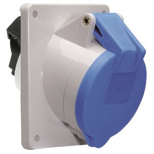 Bals Elektrotech - CEE-Anbausteckdose (IEC 60309) Anbausteckdose geneigt 16A 12778 4p 230V 9h IP44