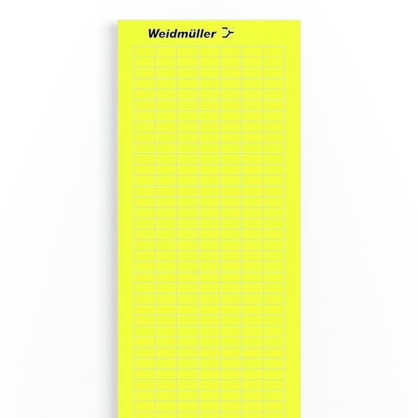 Weidmüller - Kennzeichnungsmaterial Gerätemarkierung LM MT300 12/6 GE selbstklebend,12mm − 10 Stück