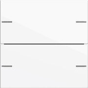 Gira - Bussystem-Tastwippe Wippenset 2-fach 575203 Tastsensor Reinweiß