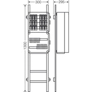 Hensel - Verteilerschrank für Energieversorgung Erweiterung Mi EV 11kW 0000 f.6 Ladep. a 11kW