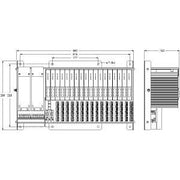 Turck - Rundsteckverbinder, feldkonfektionierbar (Industriesteckverbinder) Modulträger MT16-2G/MSA excomZone-1-Modulträ