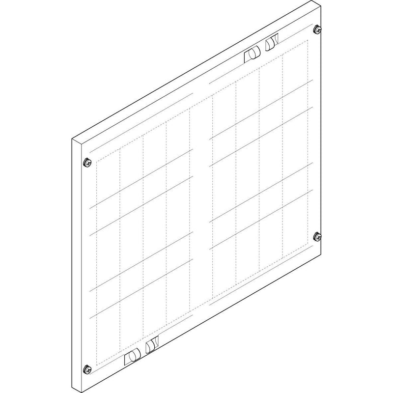 ABN - Abdeckung für Verteilerfeld Abdeckplatte FAP23703N 500x450mm 2FB/3RE