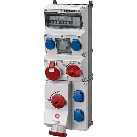 Mennekes - CEE-Steckdosen-Kombination (IEC 60309) AMAXX Steckdosen-Kombi 950026 IP44