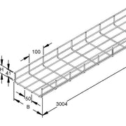 Niedax - Gitterrinne GRS 110.150 − 3 Meter