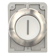 Eaton - Frontelement für Drucktaster Drucktaste RMQ-Titan M30I-FDR-W-X1 flach rastend weiß